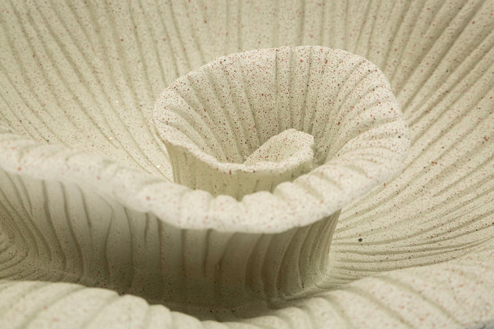 Petal dekorationsskål – räfflad detalj