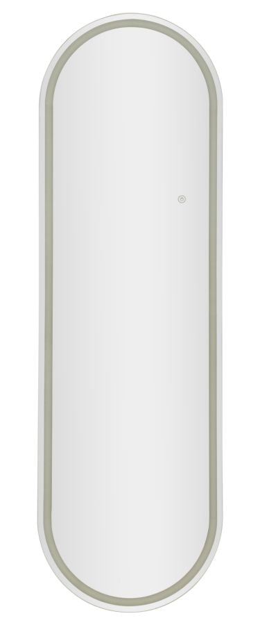 Mauro Ferretti oval LED-spegel 50 × 160 cm - 3 ljusfärger
