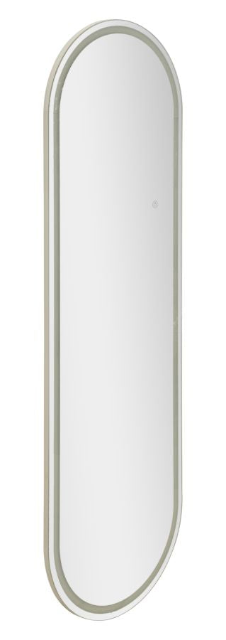 Mauro Ferretti oval LED-spegel 50 × 160 cm - 3 ljusfärger