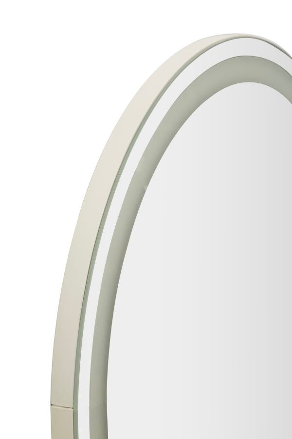 Mauro Ferretti oval LED-spegel 50 × 160 cm - 3 ljusfärger