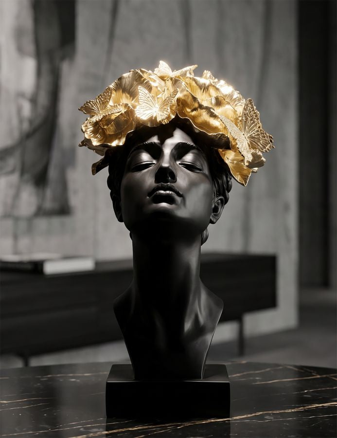 Mauro Ferretti Woman with Butterfly figur 36,5 cm