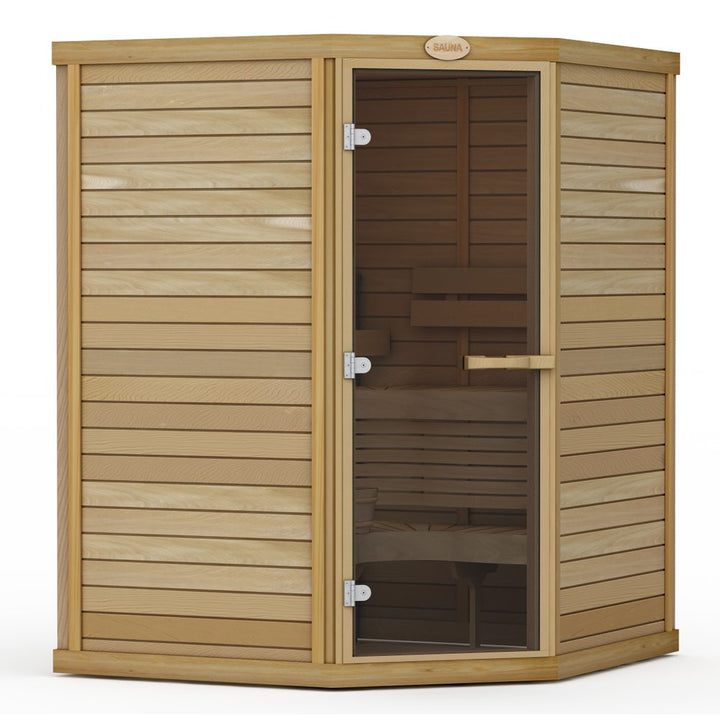 SAWO Indoor Sauna Standard Cedar Corner