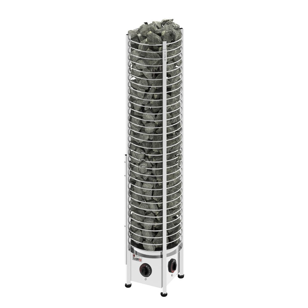 SAWO Electric Sauna Heater Tower Round 3P-1P