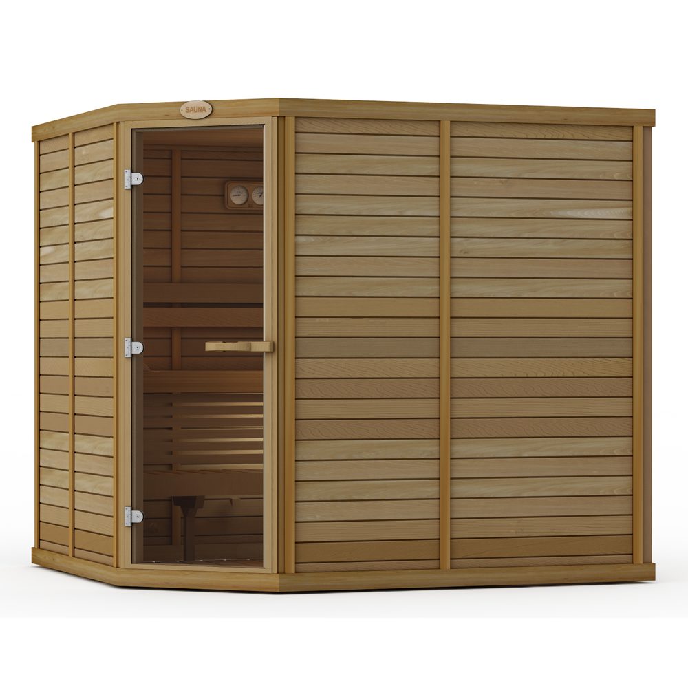 SAWO Indoor Sauna Standard Cedar Corner
