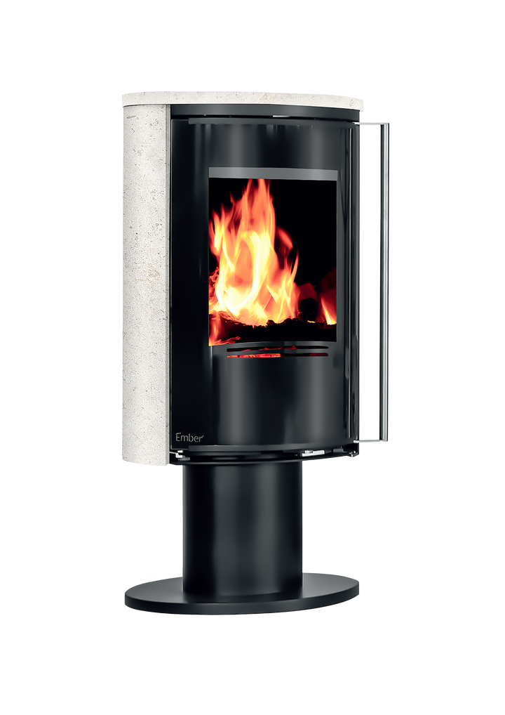 Ember E16 VG braskamin – Kalksten