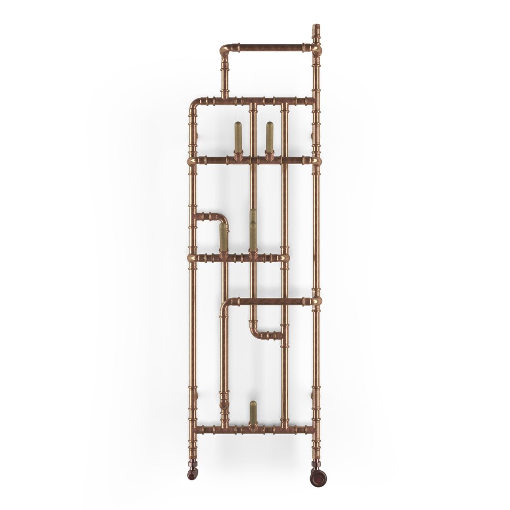Duschbyggarna Towel Dryer Pajak Natural Copper Water Heated