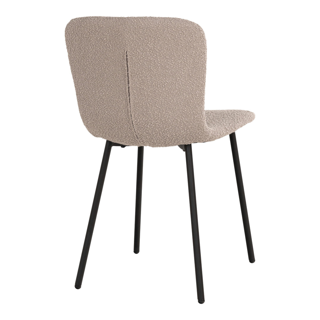 Halden matstol från House Nordic i beige och svart