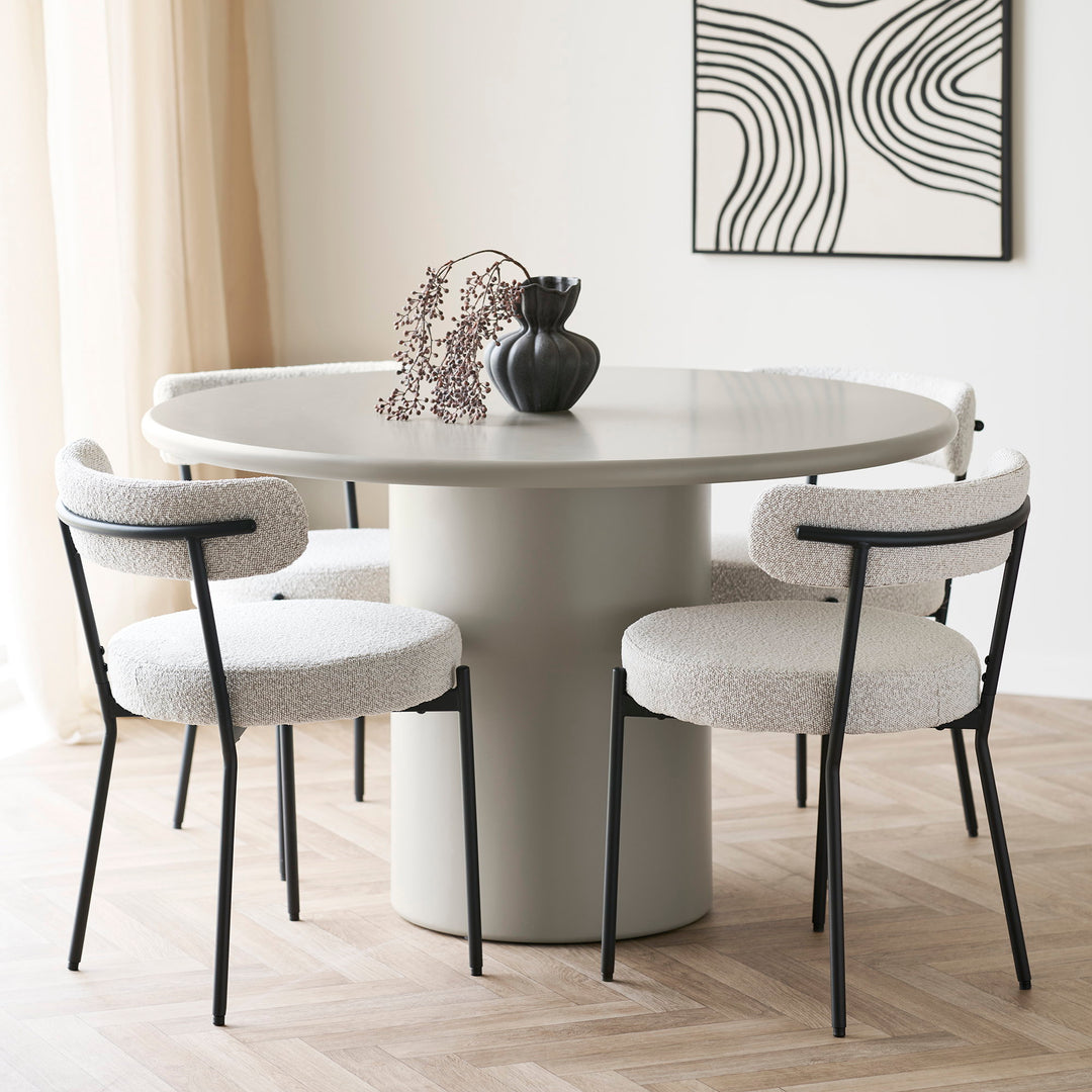House Nordic Badalona matstol – vit