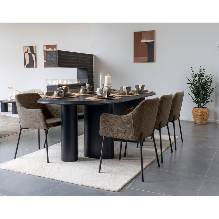 House Nordic Melilla matstol – brun
