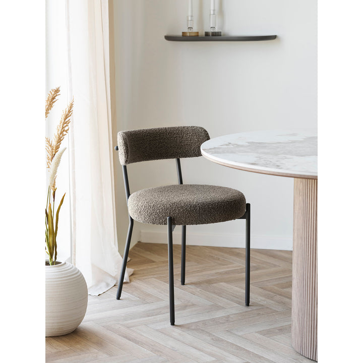 House Nordic Badalona matstol – brun