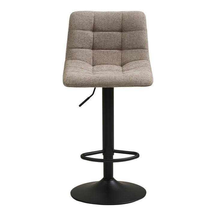 House Nordic Middelfart barstol grå/svart 43 × 45 × 88–108 cm