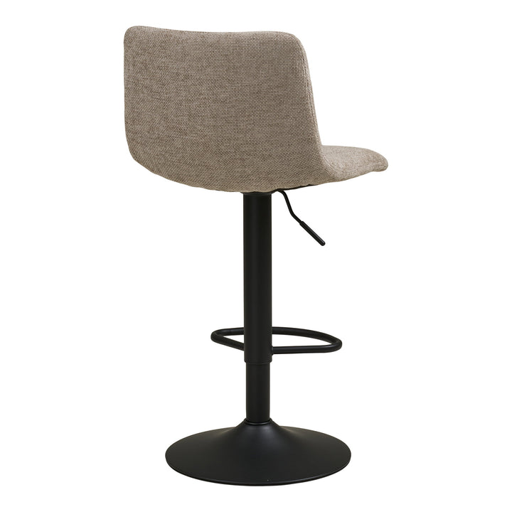 House Nordic Middelfart barstol grå/svart 43 × 45 × 88–108 cm