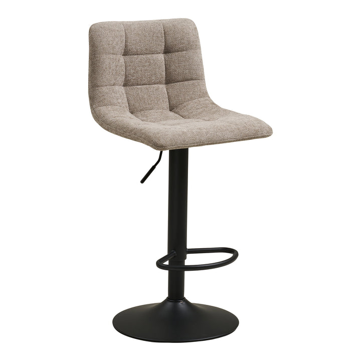 House Nordic Middelfart barstol grå/svart 43 × 45 × 88–108 cm