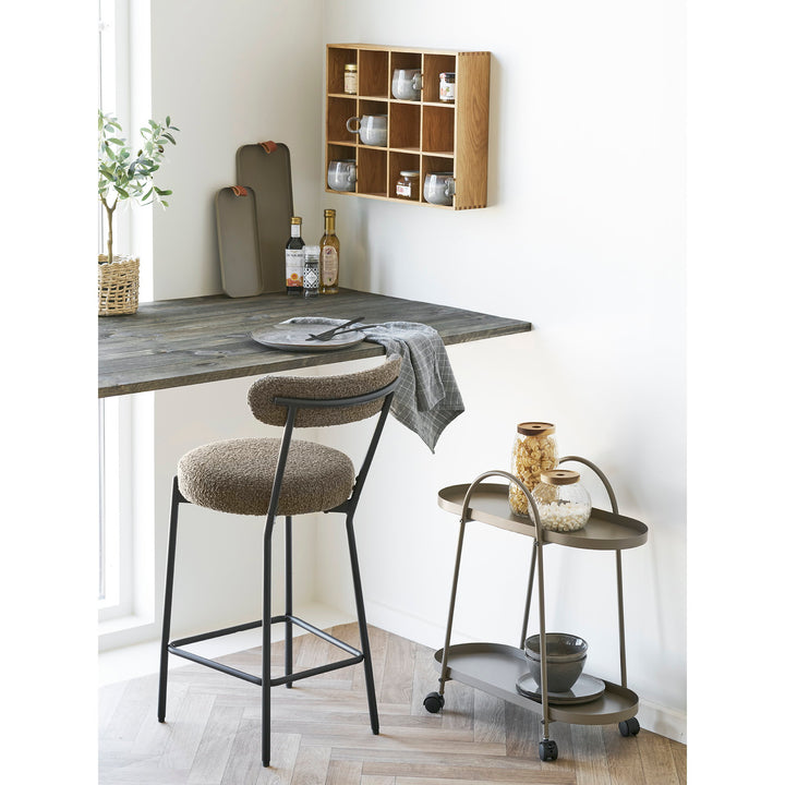 House Nordic Badalona barstol – brun