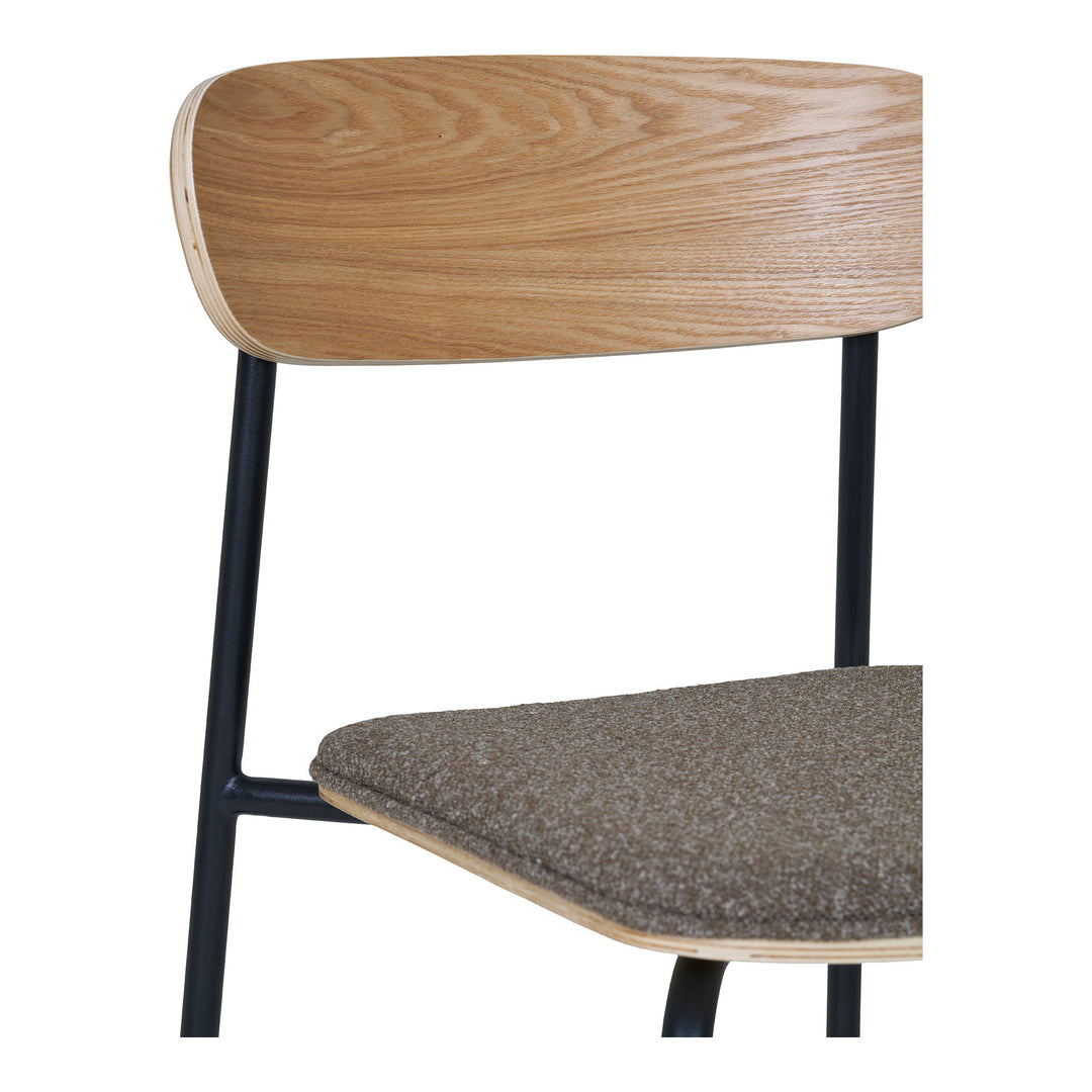 House Nordic Estepona matstol – natur, brun och svart