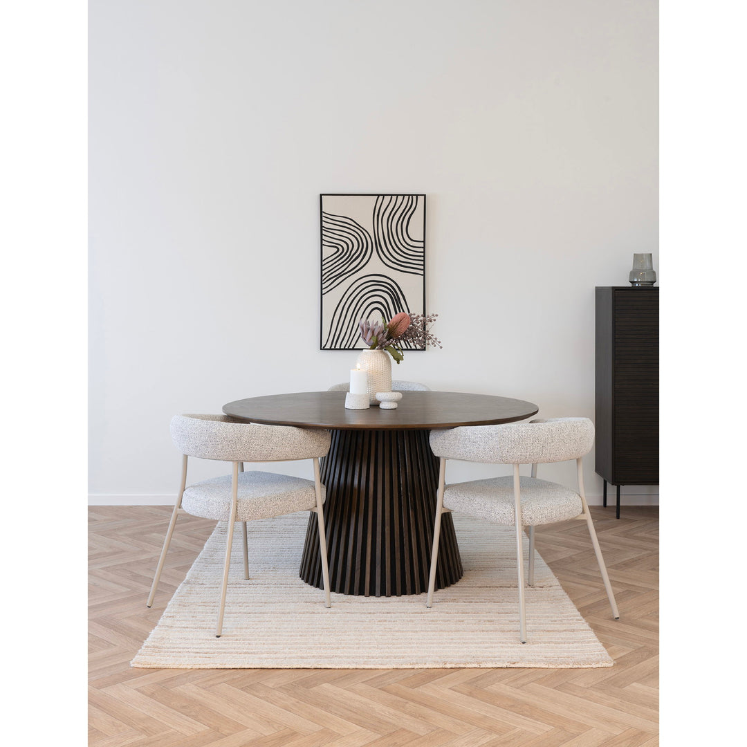 House Nordic Trivio matstol – sand, detalj