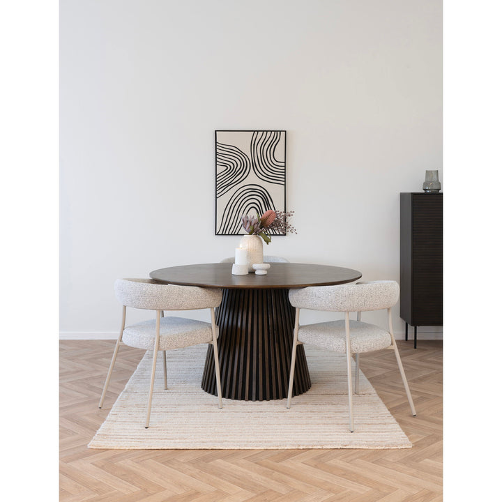 House Nordic Trivio matstol – sand, detalj