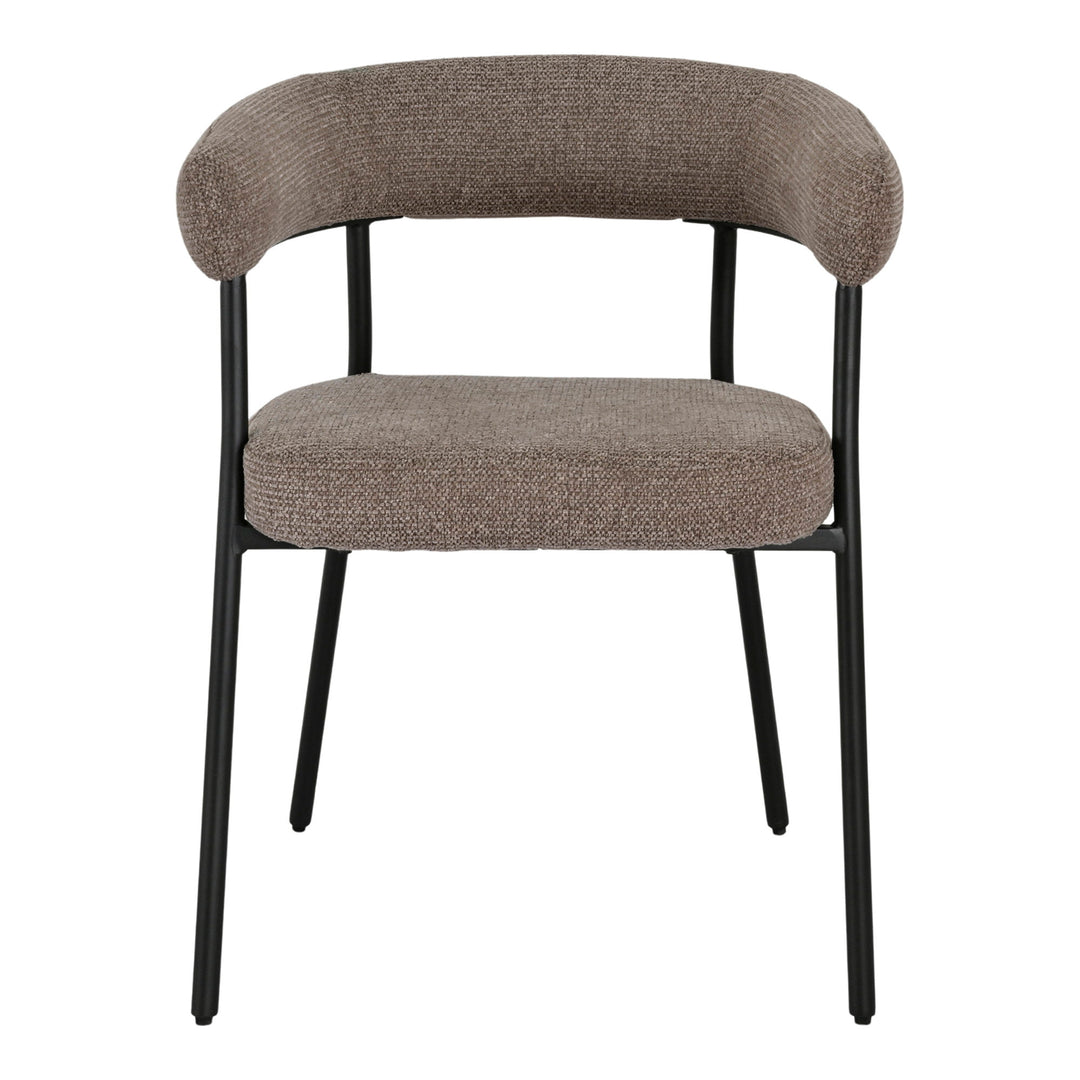 House Nordic Trivio matstol – brun, miljöbild