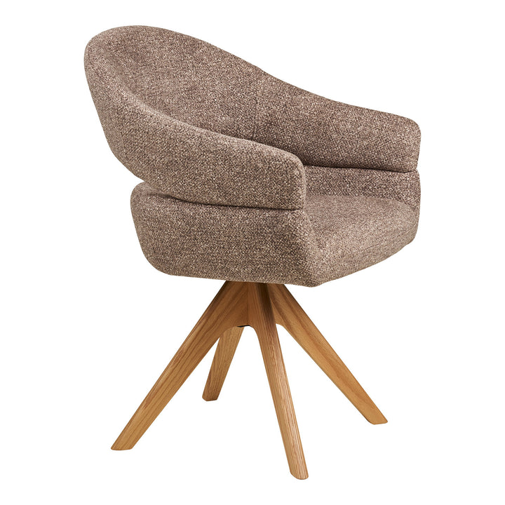 House Nordic Dover matstol med ekben – brun, detaljbild