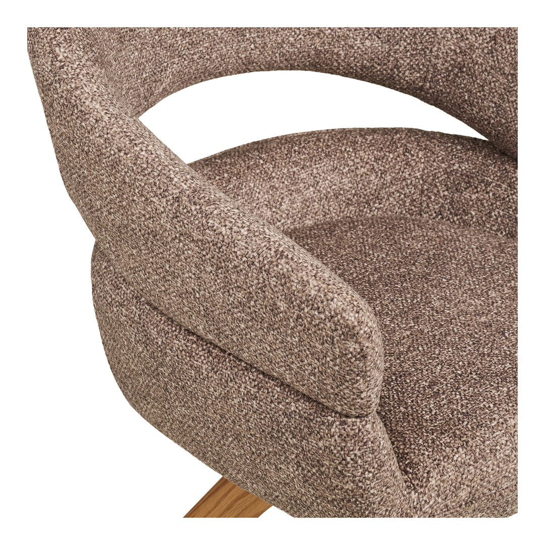 House Nordic Dover matstol med ekben – brun, produktbild
