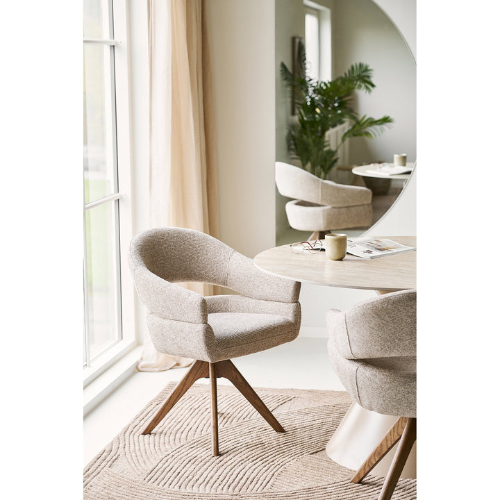 House Nordic Dover matstol med ekben – sandmelerad