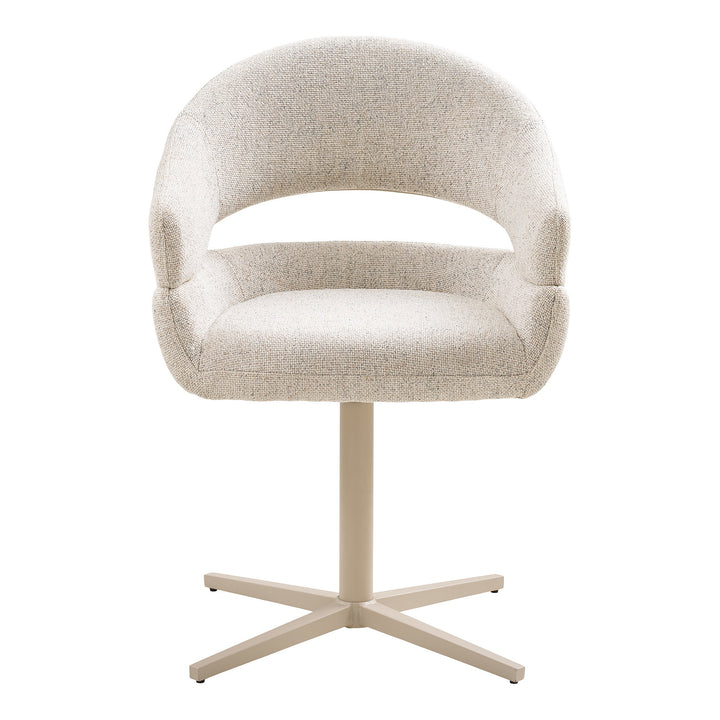 House Nordic Dover matstol stål/textil – beige, miljöbild