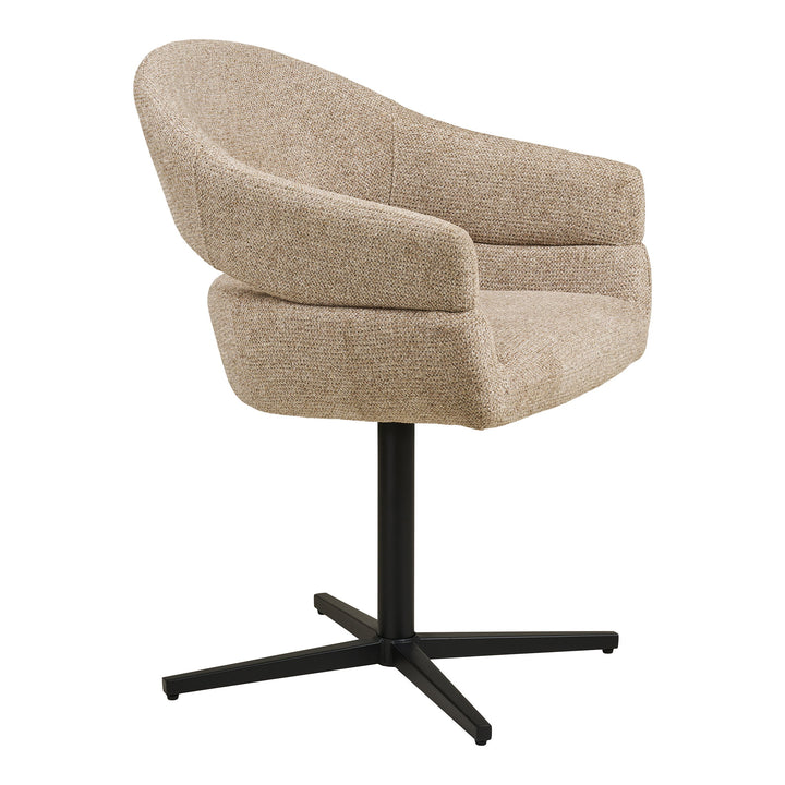 House Nordic Dover matstol stål/textil – sand, detaljbild