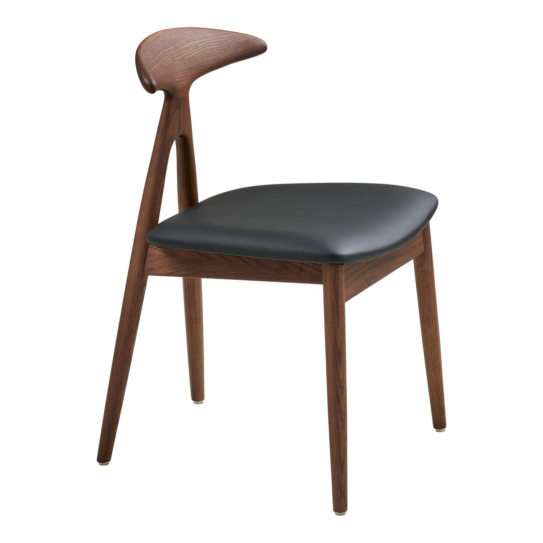 House Nordic Lanuza matstol i ask med svart sits
