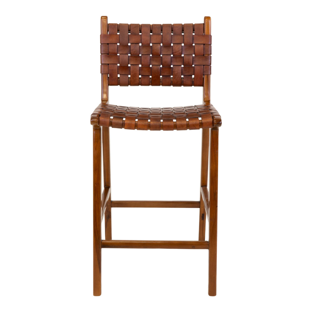 Perugia counterstol från House Nordic i teak och läder