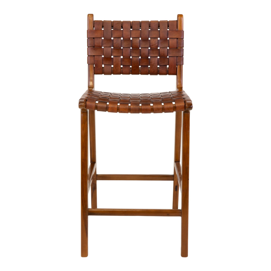 Perugia counterstol från House Nordic i teak och läder