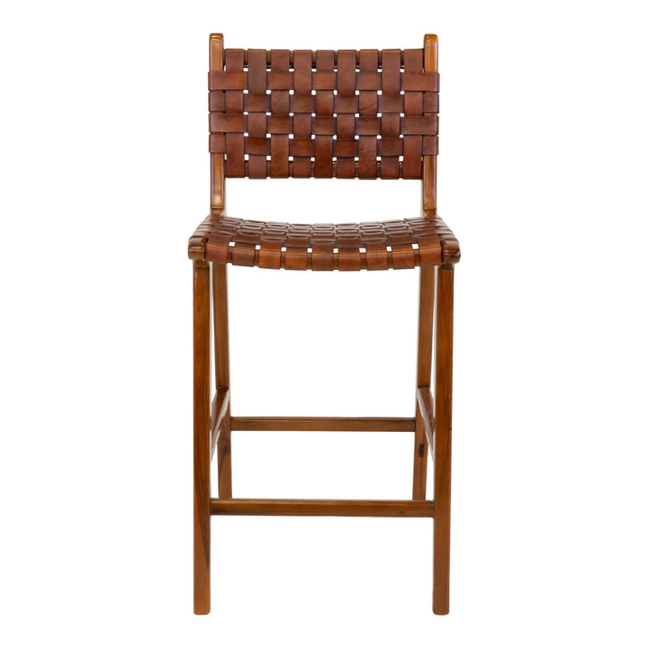 Perugia counterstol från House Nordic i teak och läder