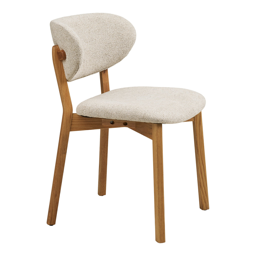 House Nordic Dunkirk matstol med beige sits och ekram