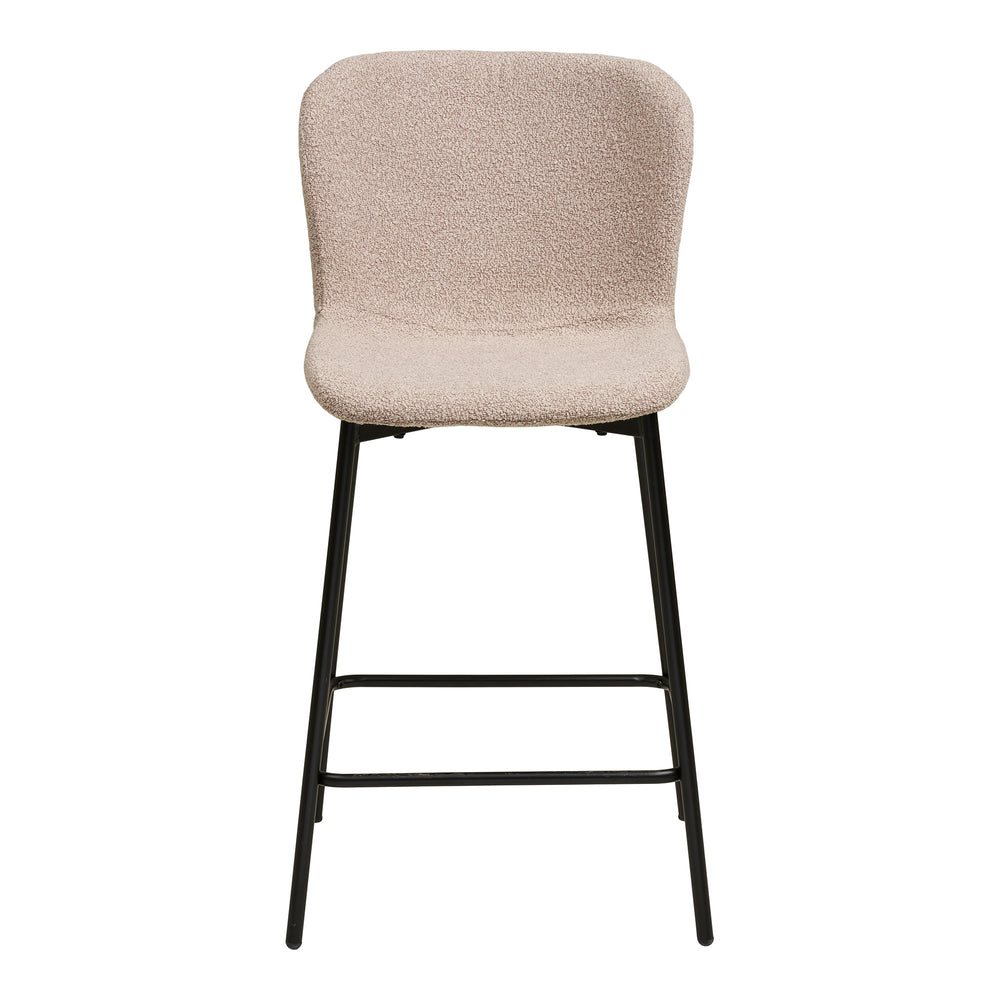 House Nordic Maceda counterstol beige bouclé 47 × 55 × 95 cm
