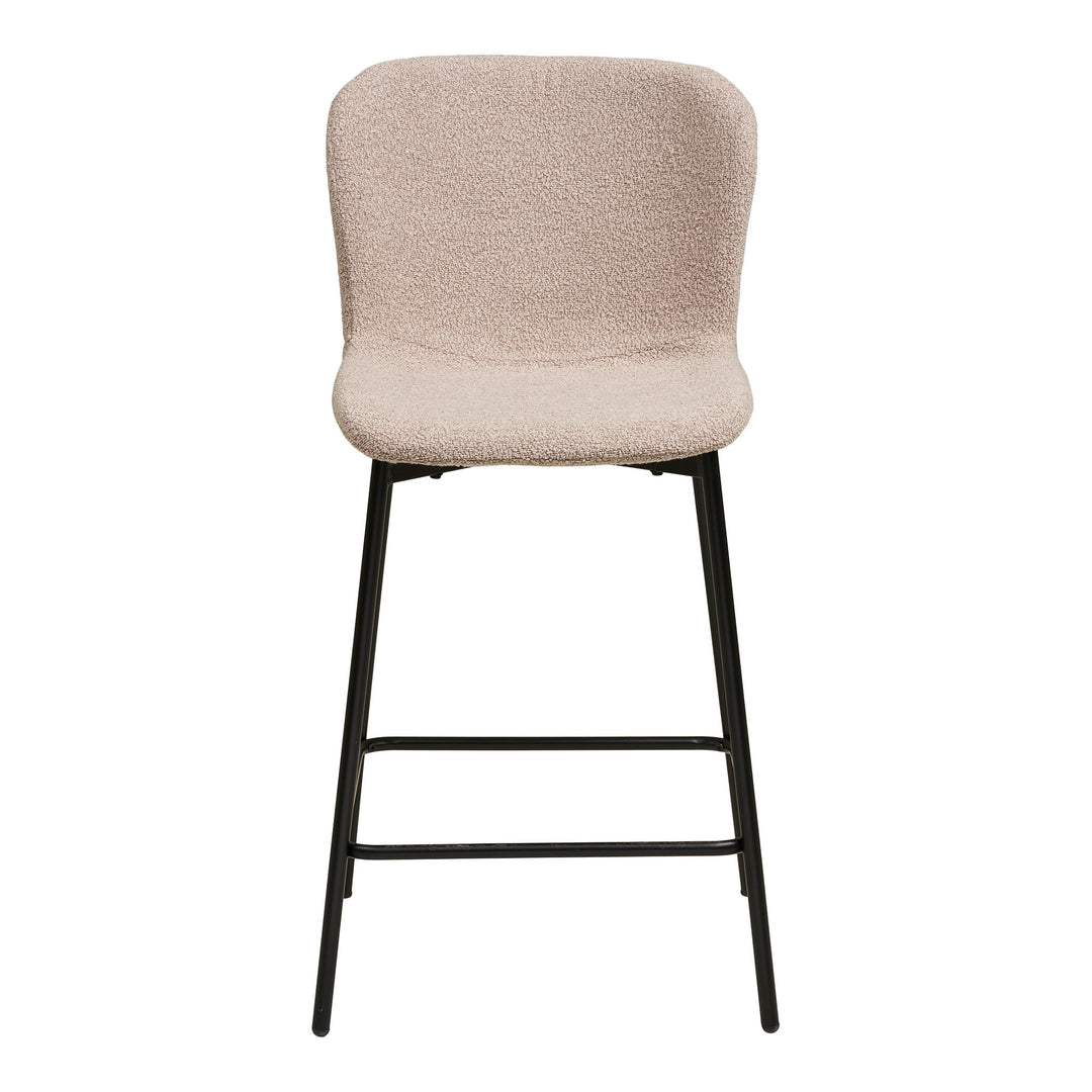 House Nordic Maceda counterstol beige bouclé 47 × 55 × 95 cm