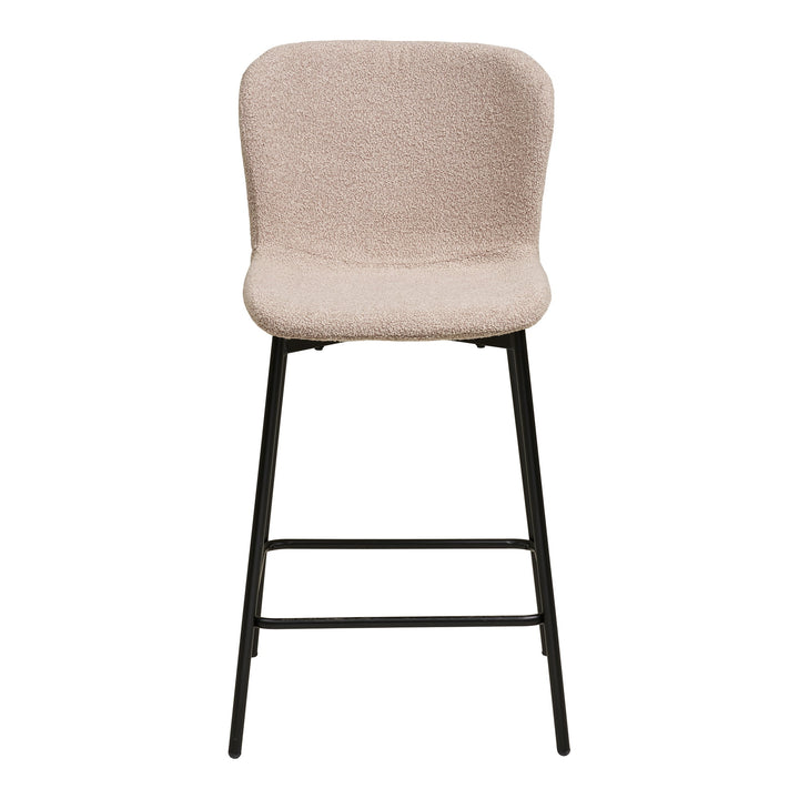 House Nordic Maceda counterstol beige bouclé 47 × 55 × 95 cm