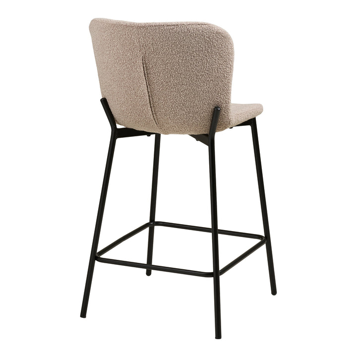 House Nordic Maceda counterstol beige bouclé 47 × 55 × 95 cm