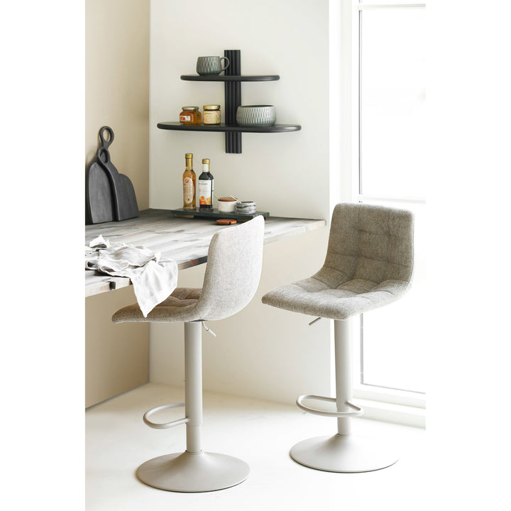 House Nordic Middelfart barstol grå 43 × 45 × 88–108 cm