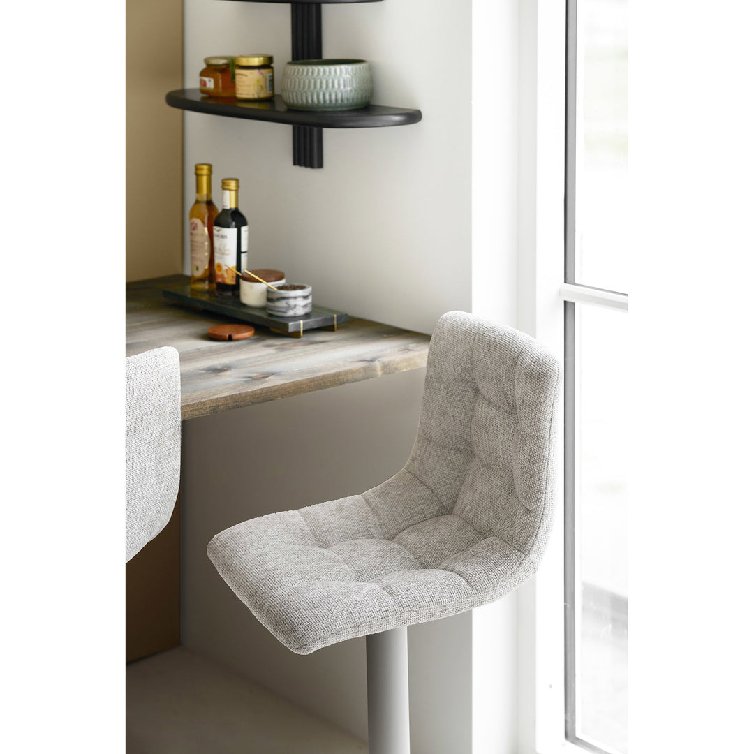 House Nordic Middelfart barstol grå 43 × 45 × 88–108 cm