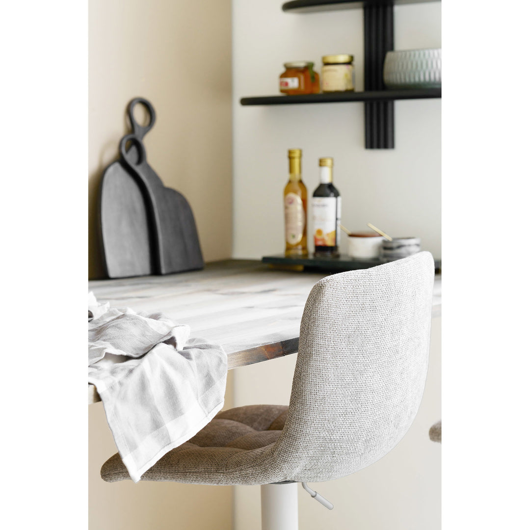 House Nordic Middelfart barstol grå 43 × 45 × 88–108 cm