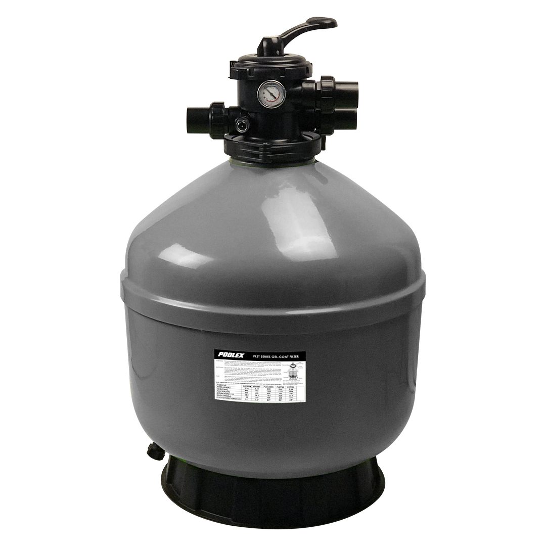 Sandfilter Poolex Rock Gelcoat – topmonteret ventil