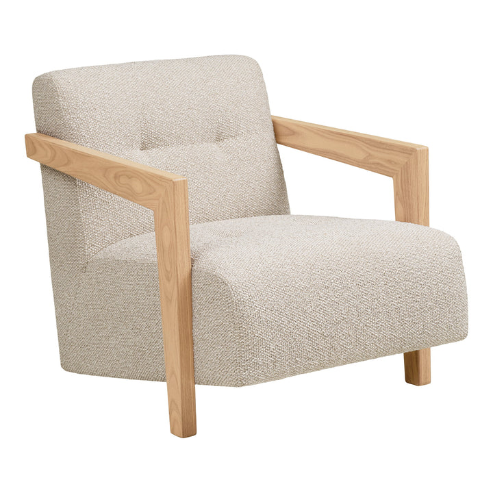 House Nordic Caracas loungestol beige med armstöd
