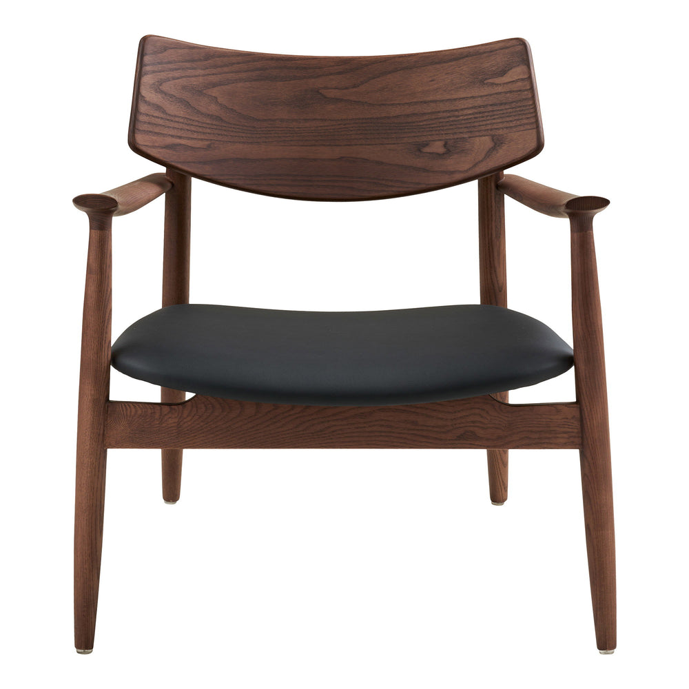 House Nordic Olvera loungestol mörkbrun/svart