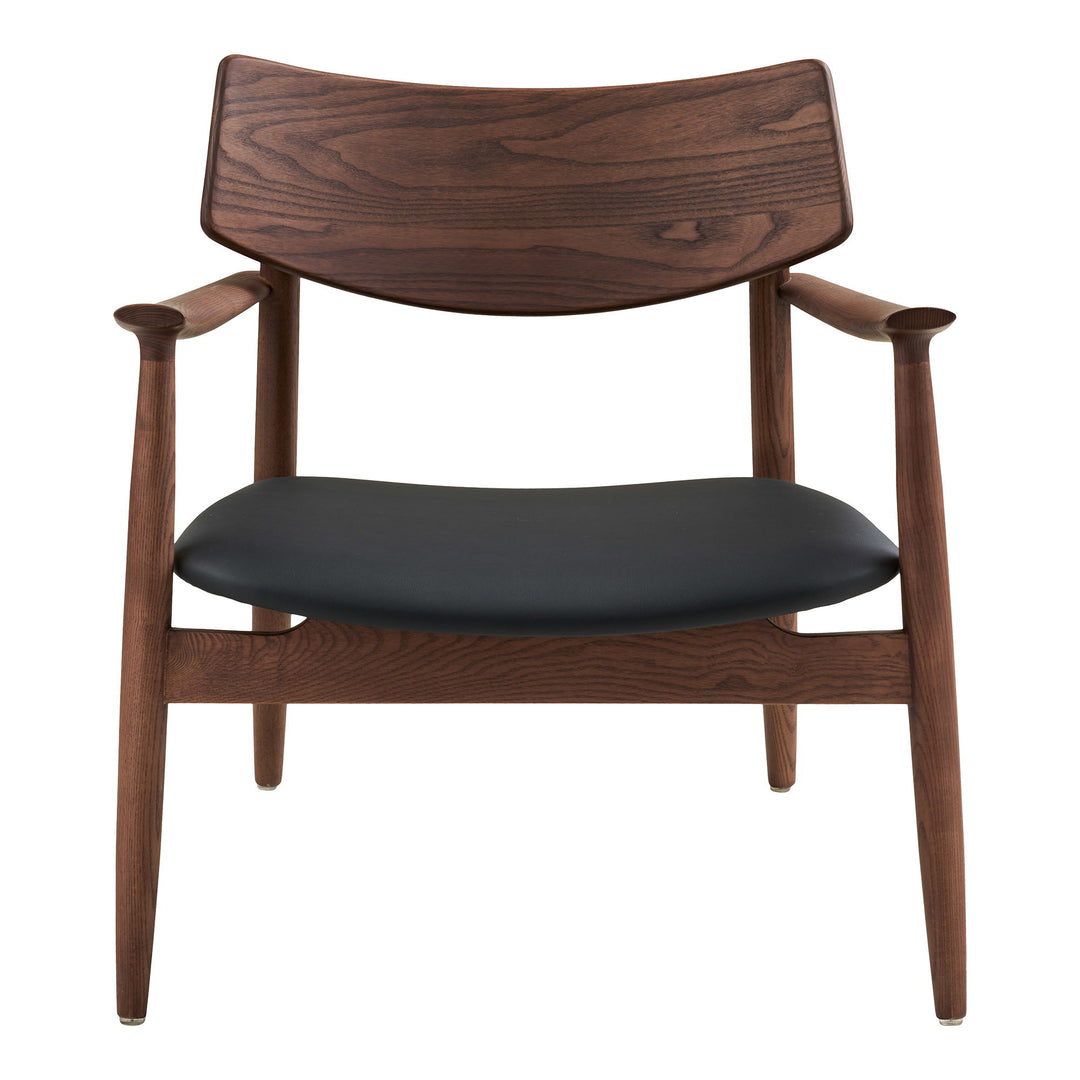 House Nordic Olvera loungestol mörkbrun/svart