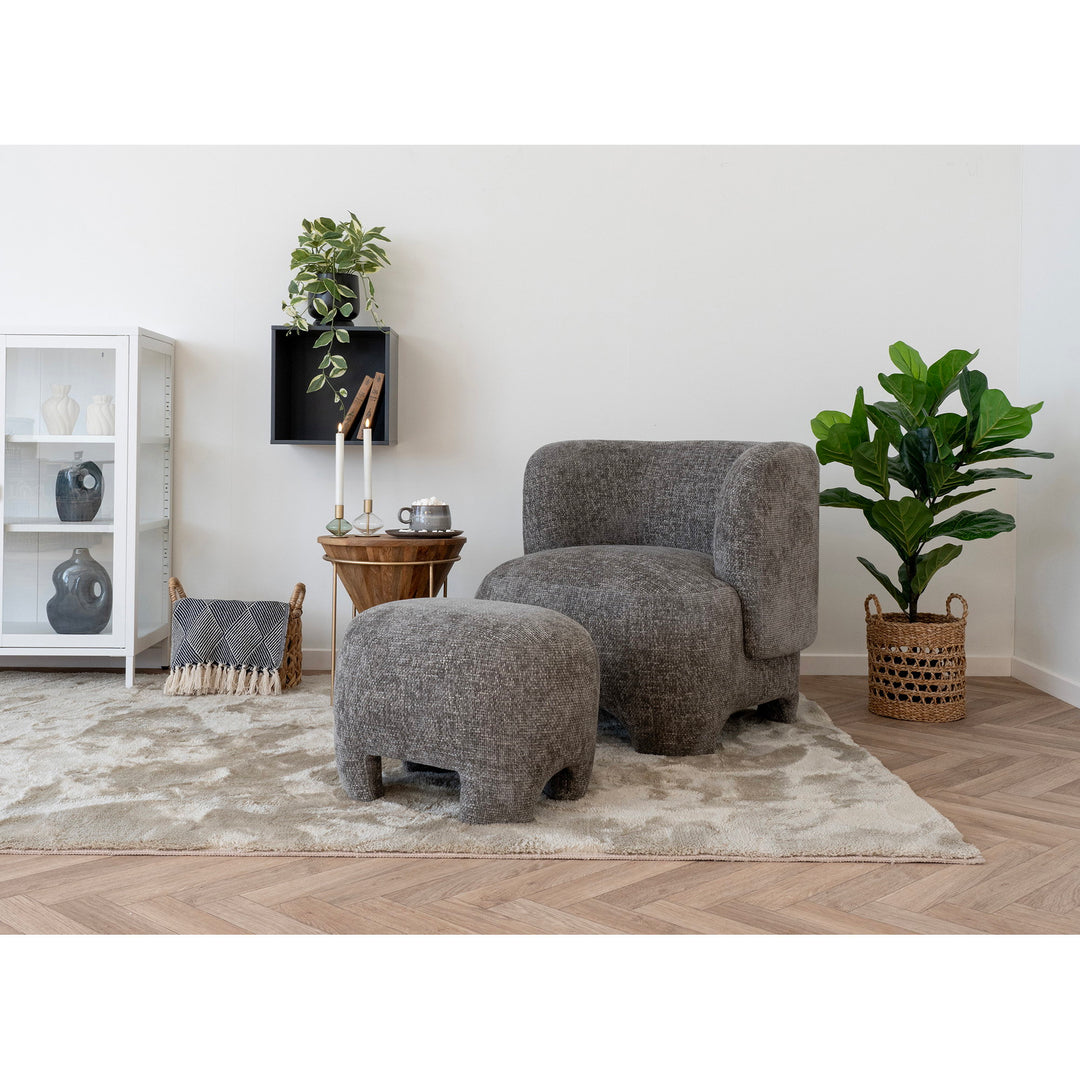 House Nordic Nazare loungestol grå