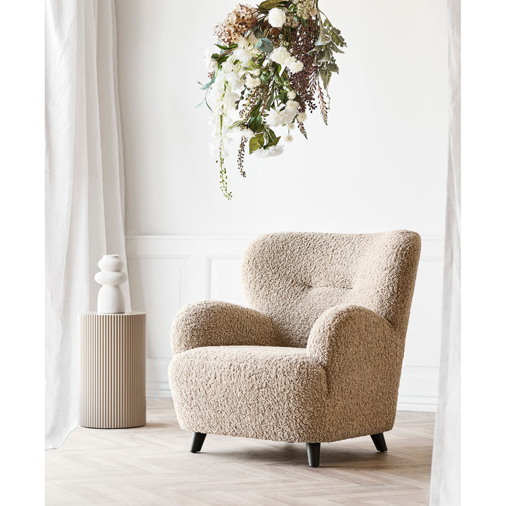 House Nordic Lunaro loungestol ljusbrun