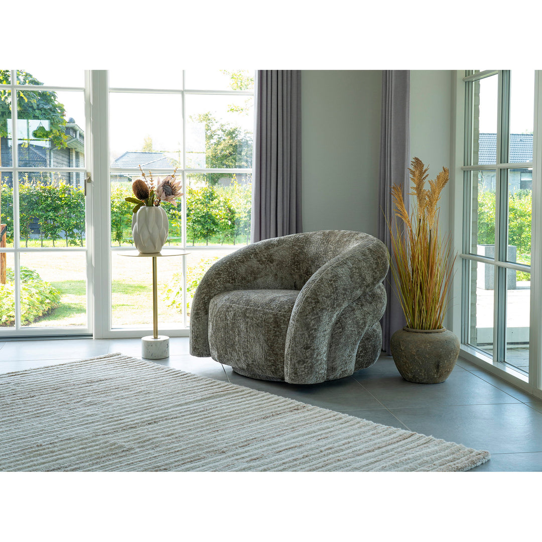 House Nordic Valletta loungestol natur med snurrfunktion