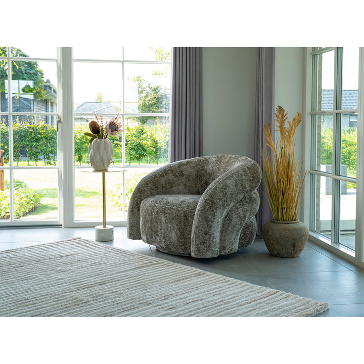 House Nordic Valletta loungestol natur med snurrfunktion