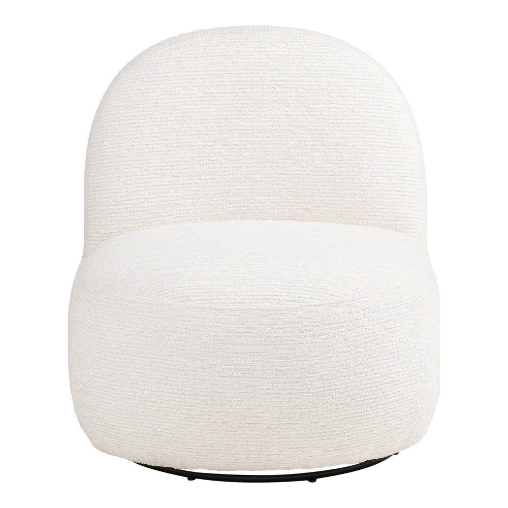 House Nordic Milo loungestol offwhite med snurrfunktion