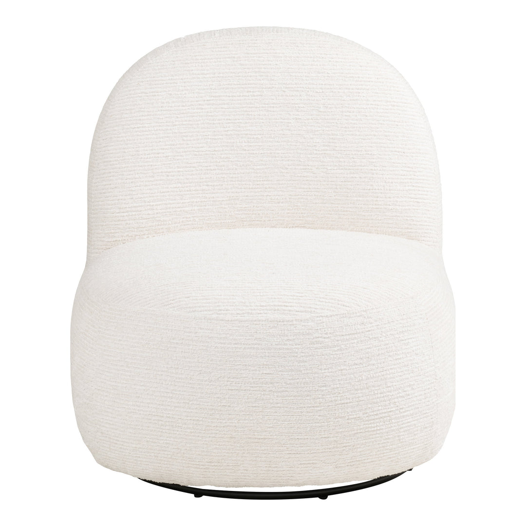 House Nordic Milo loungestol offwhite med snurrfunktion