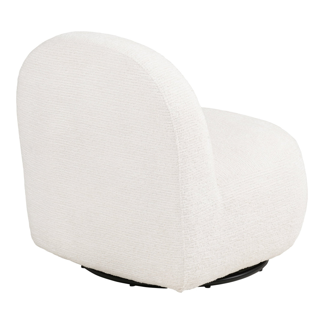 House Nordic Milo loungestol offwhite med snurrfunktion